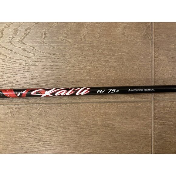Mitsubishi Chemical Kai'Li Red 75FW X STIFF #5 Wood Shaft 41” Taylormade Adapter - Picture 1 of 3